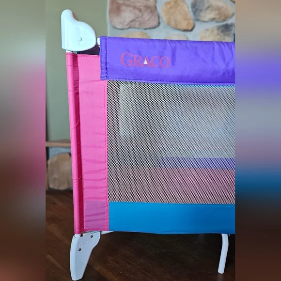 VINTAGE GRACO 1990’s Sport Pink & Teal Pack 'n Play Playard Excellent Condition - Picture 3 of 16